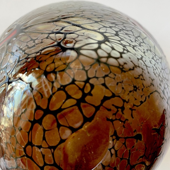 Magma Vessel Unique Art Glass Vase by Allan Gott Signed Dated 2001 - Picture 5 of 8